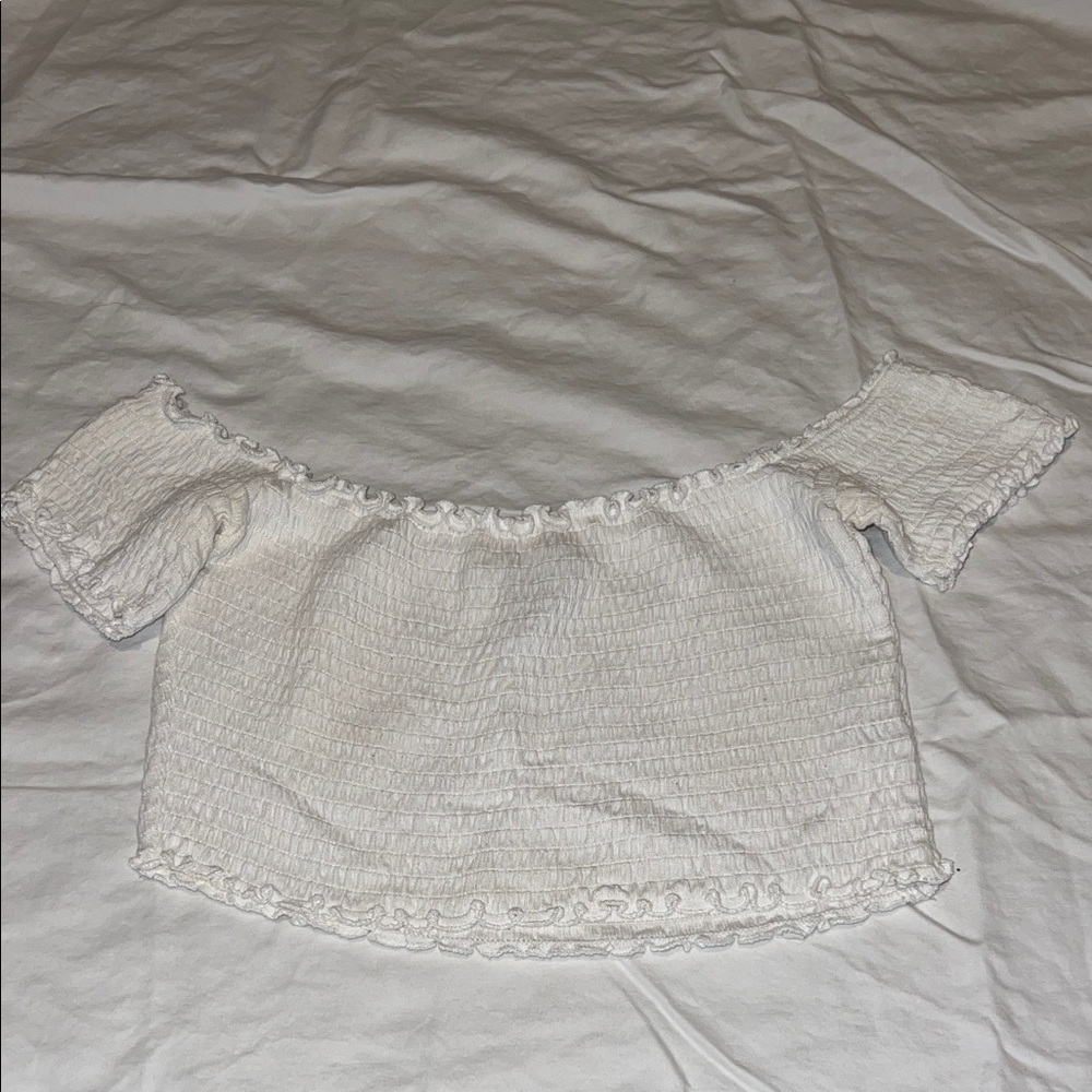 Off-the-Shoulder Crop Top